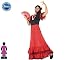 Atosa-95456 Disfraz Flamenca, Color Rojo, M-L (95456)