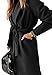 Womens Classic Coat Lapel Collar Open Front Belted Long Jacket