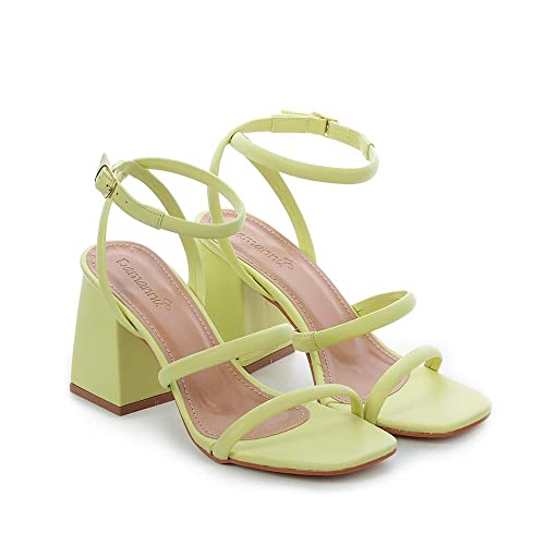 Sandália Nelly Lemon - Cor: Verde - Tamanho: 39