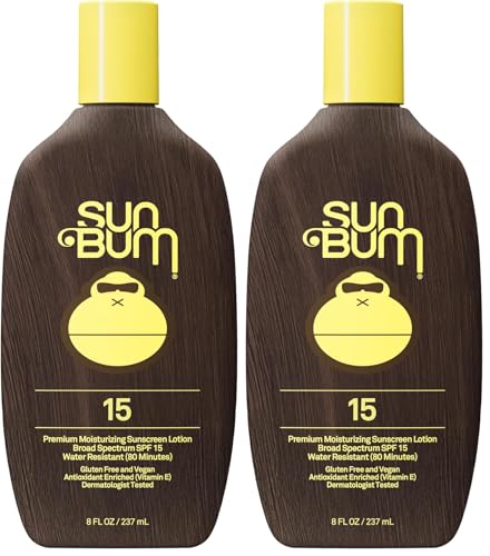 Sun Bum Original SPF 15 Sunscreen Lotion (8 oz x 2) - Broad Spectrum