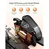 Under Desk Elliptical Machine,Ellipse Leg Exerciser for Seniors Adults,Quite Portable with Display Monitor,Non-Slip Foot Straps and Remote Control and 12 Adjustable Speeds