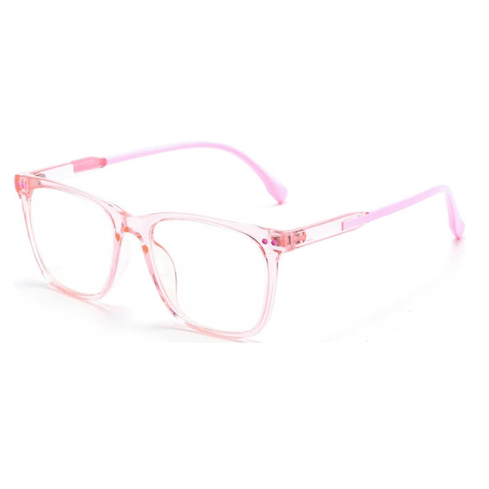Retro okulary oprawki kwadratowe antyniebieskie optyczne męskie oprawki okularów antyodblaskowych damskie oprawki do okularów modna oprawka do okularów, różowa