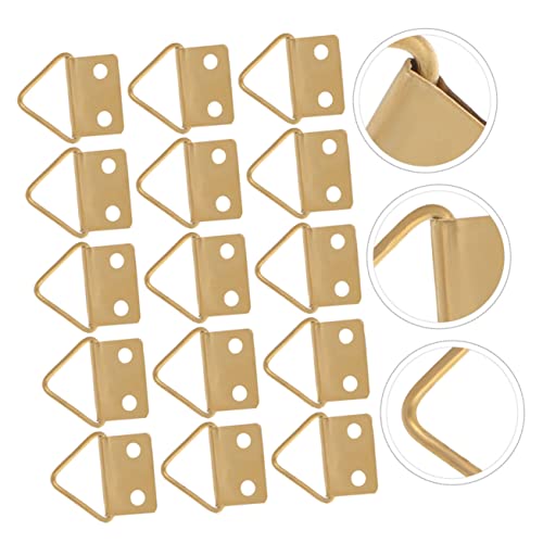 Image of 150pcs Triangle Picture Hangers Photo Frame Buckles for Easy Wall Hanging for Home Office and Art Displays