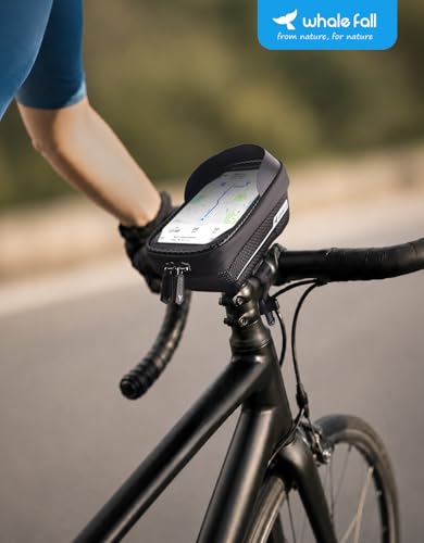 whale fall Waterproof Bike Frame Bag, 1S Quick Release Bike Phone Holder - image 7