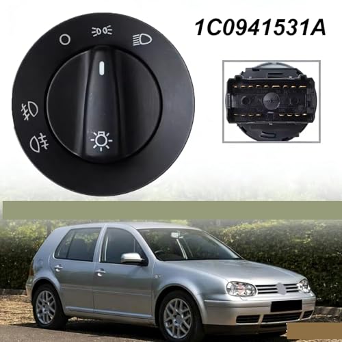 Interruptor de faros con perilla de lámpara antiniebla para coche VW Bora 2