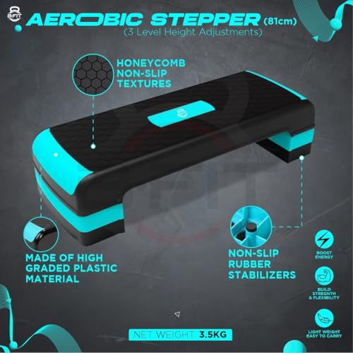 Image of B Fit Premium Quality Aerobic Steppers (81X31X30 CM)