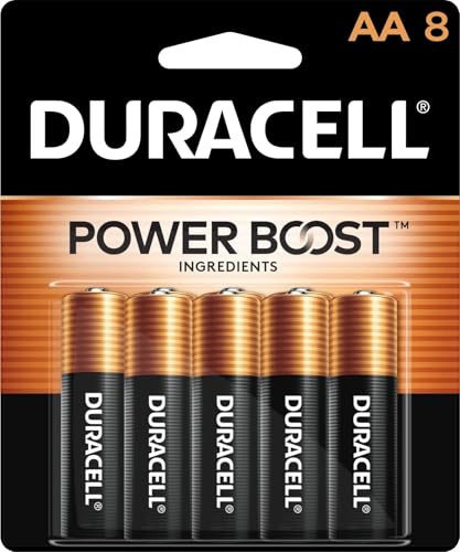 Image of Duracell Coppertop AA Batteries, 8 Count, 12-Year Shelf Life, Long-lasting