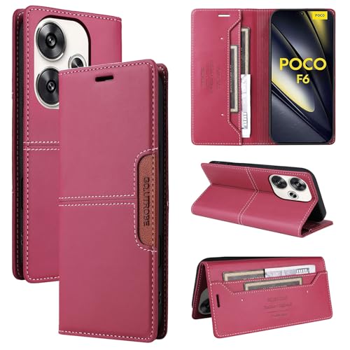 �X�}�z�P�[�X �Ή��@�� for Xiaomi Poco F6 5G,�Ή��@�� for Redmi Turbo 3�yRFID�Ւf�@�\�z�v���~�A��PU���U�[���z �J�[�h�X���b�g�t�� �����|�P�b�g �}�O�l�b�g�J�� �L�b�N�X�^���h Red