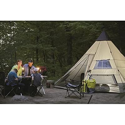 Guide Gear Camping Teepee Tent for Adults, Outdoor, Waterproof, Family, 8 Person, 18' x 18'