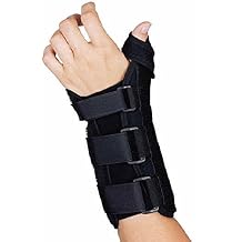 Alpha Medical Carpal Tunnel Wrist Brace & Thumb Spica Splint. Wrist & Thumb Immobilizer Brace. Wrist Brace for Arthritis Tendonitis Wrist Pain Fracture L3807 Small ; Left Hand