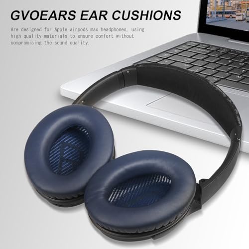 Premium Replacement Ear Pads for Bose QC35 & QC35ii Headphones Made by GEVO- Comfortable Adaptive Memory Foam and Extra Durable - Fits QuietComfort 35 & 35ii / SoundLink 1&2 AE (Midnight Blue) by GEVO - Used condition - Image 7