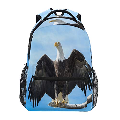 LUCKYEAH: Mochila escolar para niños  diseño de águila  para viajes  camping  gimnasio