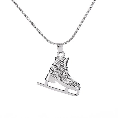LIKGREAT Collier à breloques pour patinage artistique exquis pour filles, Métal, Non connu Cover