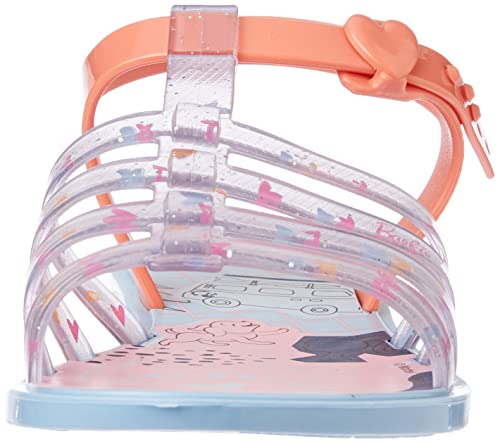Barbie ICE Cream Flox Inf, Sandália Meninas, Azul/Laranja (Blue/Orange), 31