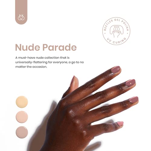 Beetles Gel Polish 6 Colors Jelly Nail Polish Nude Pink Gel Set, Skin Tone Soak Off Uv Led Korean Gel Nail Polish Salon Diy Home For Gel X Nail Polish Gel Set Nail Art Gift For Women #TOP1