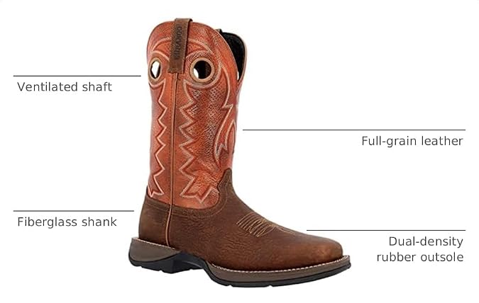 Durango Men's Rebel Ventilated Western Boot