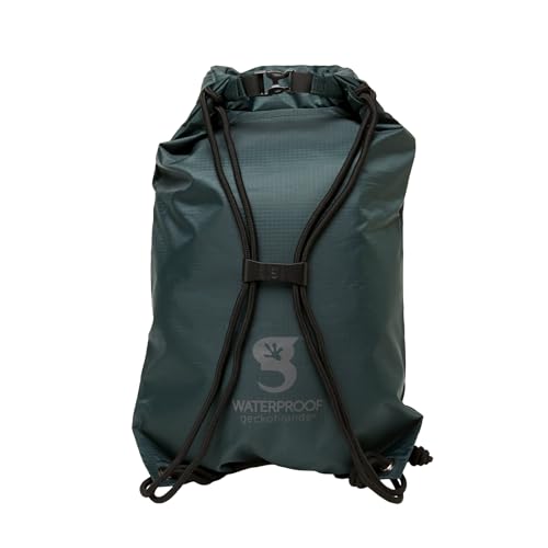 Image of geckobrands Embark 10L Drawstring Backpack - Waterproof, Lightweight Dry Bag for Beach, Hiking, and Light Water Activities
