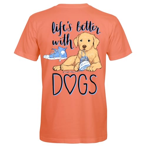 Southern Attitude Life is Better with Dogs Women's T-Shirt2