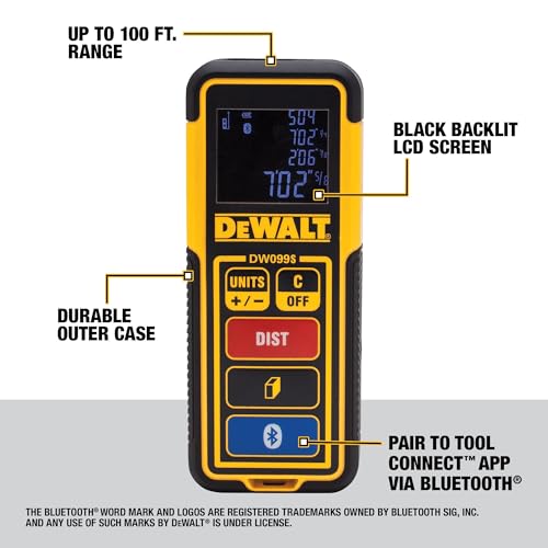 Dewalt DW099S Laser Measure Tool/Distance Meter thumb #1