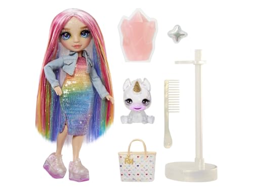 Muñeca Rainbow High Amaya con Kit de Slime y Mascota miniatura 5