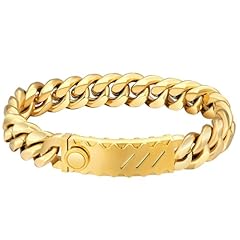 12mm-18k gold-wave clasp