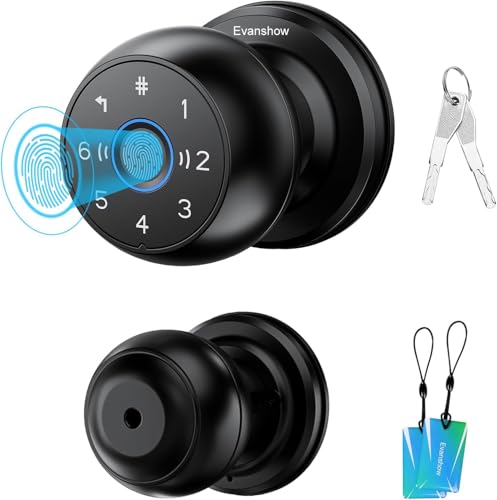 High-capacity fingerprint knob without app