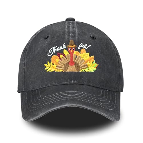 Image of Embroidered Baseball Cap for Women Men Vintage Adjustable Washed Distressed Denim Baseball Hat