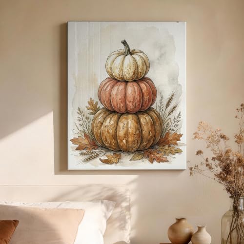 Lienzo decorativo de hoja vintage para llenar de calidez su dormitorio 4