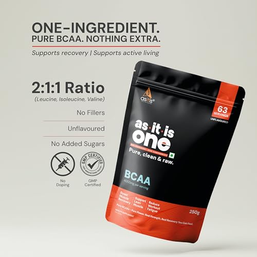 AS-IT-IS Nutrition BCAA 100% Pure (Unflavoured) — BCAA Supplements - image 3