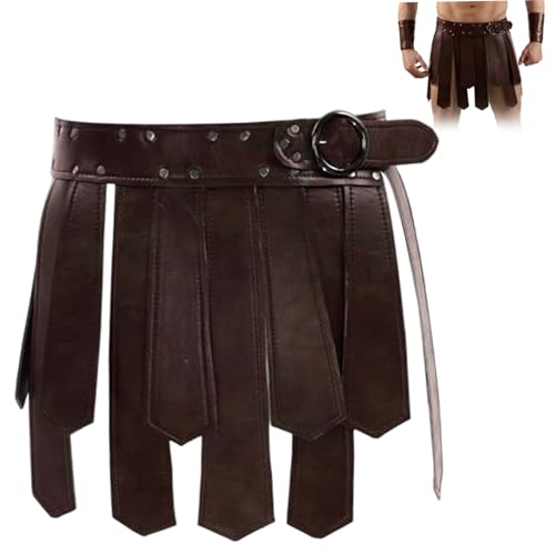 Jupe Viking ajustable unisexe pour costume médiéval et romain