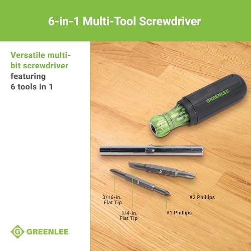 Greenlee 0153-42C 6-in-1 Multi-Tool Screwdriver