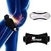 PrettyCare Knee Support Patella Strap (Unique Silicon Material with 2 Pack by Fully Adjustable Tendon Brace Band Pad - Pain Relief for Running, Arthritis, Jumper, Tennis, Basketball, Tendonitis