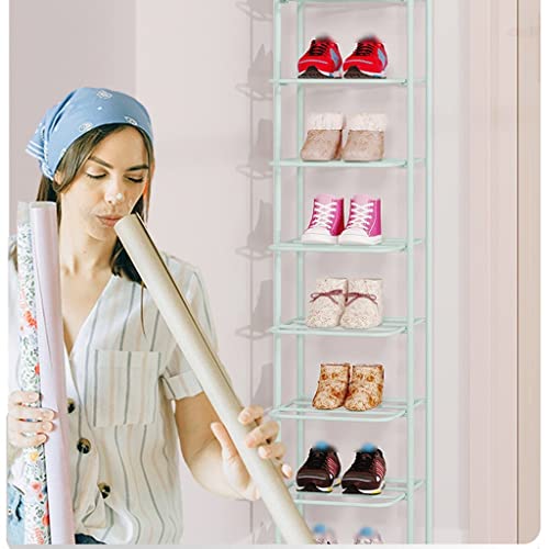 Étagères à chaussures en métal robuste et modulable ensemble de 2 rangements entrée - 8
