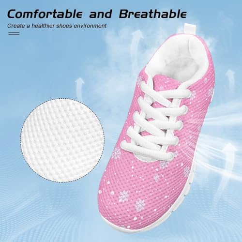 Toddler Boys Girls Sneakers Casual Cozy House Shoes Stylish Cartoon Breathable Elastic Mesh Shoes with Rubber Sole for Outdoor US Little Kid 11-15 Big Kid 1-5 White Sole4