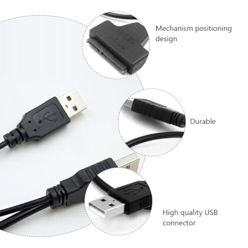 BESPORTBLE cable de datos USB para disco duro 2.5" miniatura 7