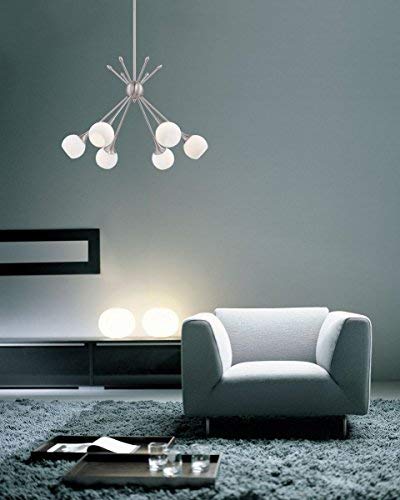 GEORGE KOVACS P1806-248 Pontil Chandelier, 6-Light, 360