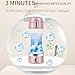 Hydrogen-Rich Water Bottle Hydrogen Alkaline Water Generator H2 Water Ionizer Machine 3 Mins Make Hydrogen Content Up to 600-1300 PPB 350ML(White)