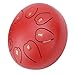 Irfora 6in 8 Notes Steel Tongue Drum Handcrafted Ethereal Percussion Instrument with Paint Finish, Ideal for Stress Relief, Easy to Learn, and Suitable for Beginners (Red)