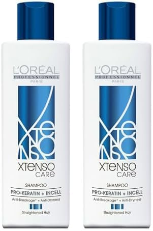Xtenso Care Shampoo for Frizz-Free, Smooth & Manageable Hair 250ml | Enriched with Pro Keratin & Incell | For Men & Women | Unruly, Unmanageable Hair (Pack of 2)