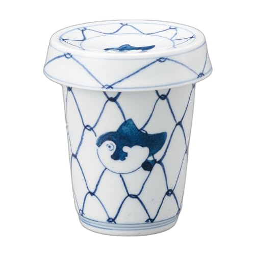 ???????(Setomonohonpo) Net Fugu Fin Sake [6.5 x 9 cm, 160 cc] | Fin Sake Cup |