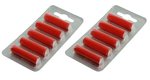 FIND A SPARE Universal Red Pellet Vacuum Cleaner Dust Bag Air Freshener Sticks (Pack of 10)