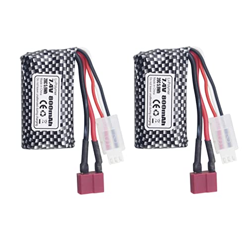 Batería de litio 7.4V 800mAh para duplicar la autonomía de tu coche RC 4WD