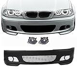 PENSUN MTECH STYLE Front Bumper Fit for 2000-2006 BMW E46 330ci 325ci 2Door COUPES W/Fog Lights