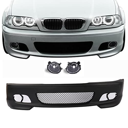 PENSUN MTECH STYLE Front Bumper Fit for 2000-2006 BMW E46 330ci 325ci 2Door COUPES W/Fog Lights