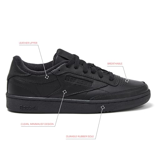 Image of Reebok Club C 85 Vintage Tennis Sneakers for Women, Casual White Womens Shoes, Size 5 to 11