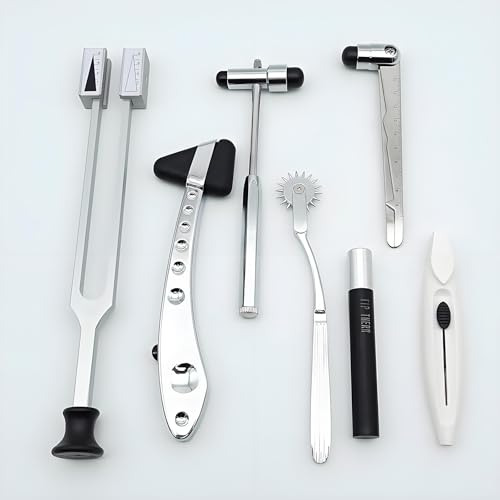 Set neurológico de 7 piezas con martillo reflejo y estuche miniatura 5