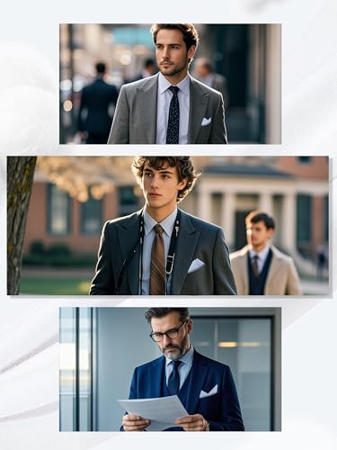 Image of Luckyvestir Pocket Squares for Men Solid Color Cotton Pocket Square Mens Handkerchief for Dinner Church Wedding