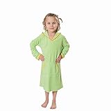 Egal ob im Schwimmbad, am Strand oder zu Hause Kinder Badekleid mit Kapuze Frottier / Stretch kuschelweich 220 gr/qm 80% Baumwolle | 20% Polyester