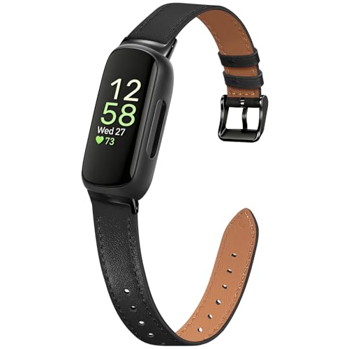 Bolesi �X�������U�[�o���h Fitbit Inspire 3 Women�Ή� �g�b�v�O���C���{�v�\�t�g�X�g���b�v ���^���X�g�o���h Inspire 3 Tracker �A�N�Z�T���[ �����Y �u���b�N