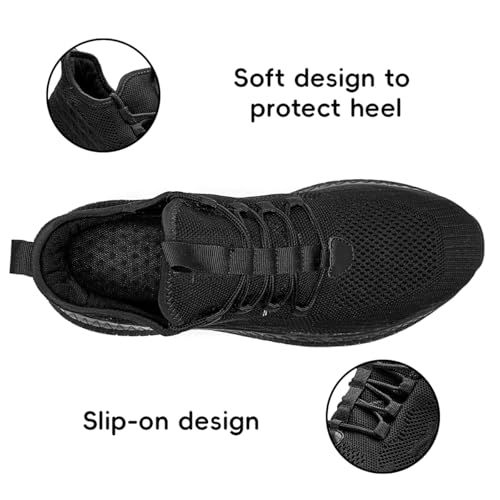 Women's Tennis Running Walking Shoes Slip on Casual Non Slip Athletic Workout Gym Sneakers Fashion Lightweight Breathable Mesh Jogging Work Sports Outdoor Shoe4